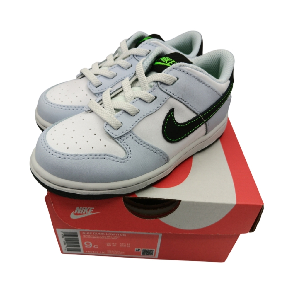 Nike Dunk Low (TDE) Boys Shoes Various Sizes Football Grey NEW - Picture 9 of 10
